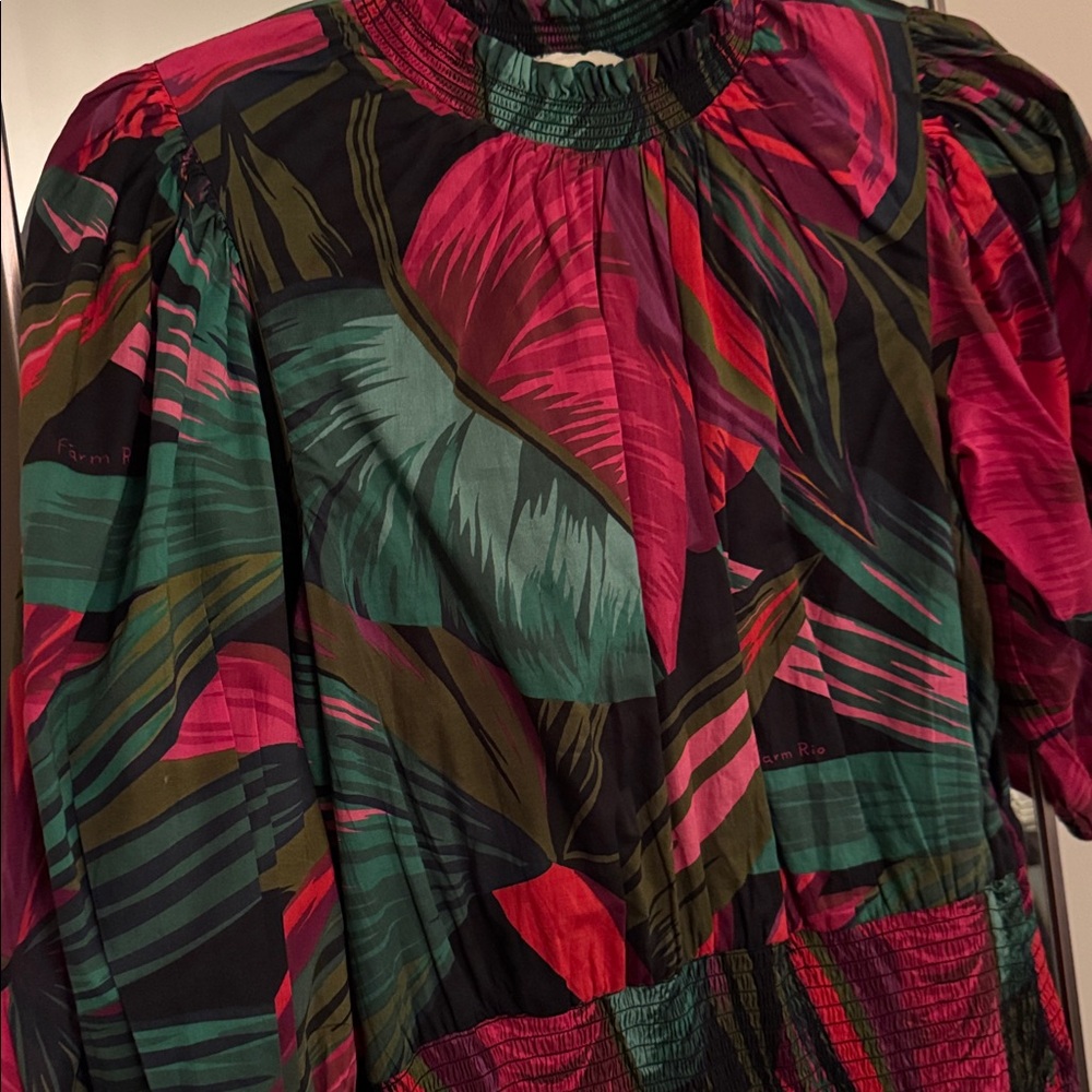 FARM Rio Multicolor Ruffle Dress - Picture 2 of 3